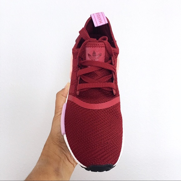 Adidas NMD R1 Collegiate Burgundy Women’s Shoes - Picture 4 of 8